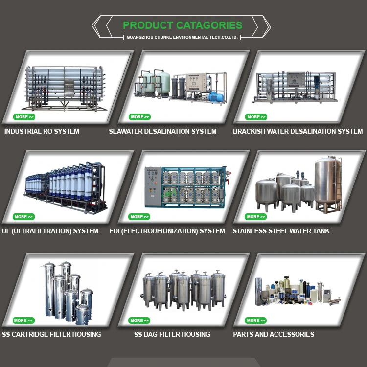 Commercial EDI (Electrodeionization) Water Treatment Plant RO System Water Purification