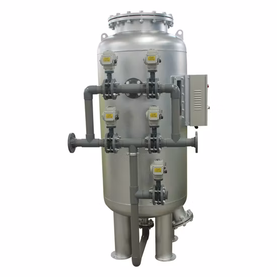 Filtre à eau de structure multicouche de gravier de sable de quartz