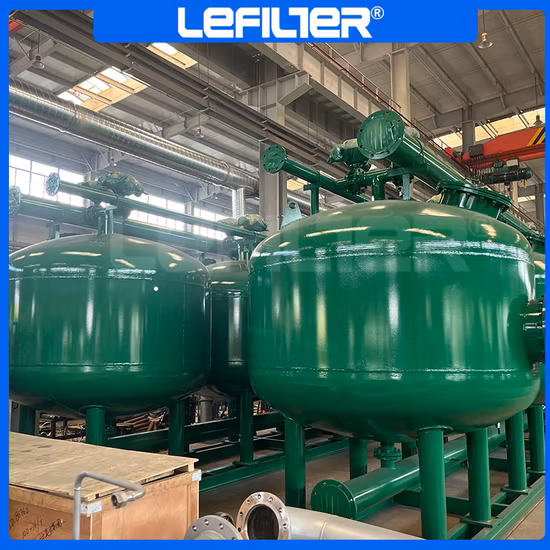 Filtre à sable de quartz de lavage à contre-courant automatique pour le réservoir de filtre à pression du système d'irrigation goutte à goutte